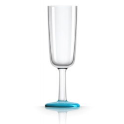 CHAMPAGNE FLUTE LAGOON BLUE...