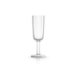 WHITE CHAMPAGNE GLASS (PZ)