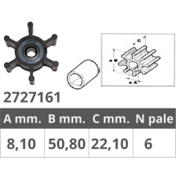 NITRILE JABSCO IMPELLER (PZ)